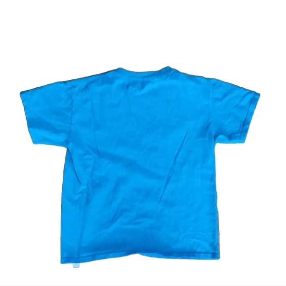 VTG Y2K 2000s MMA ELITE FRONT ALL OVER BLUE T SHIRT - Picture 2 of 3